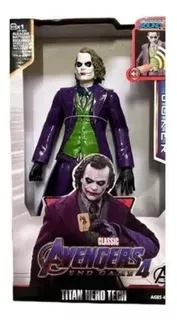 Muñeco Guasón Joker Batman Grande 30cm Con Luz Y Sonido Caja