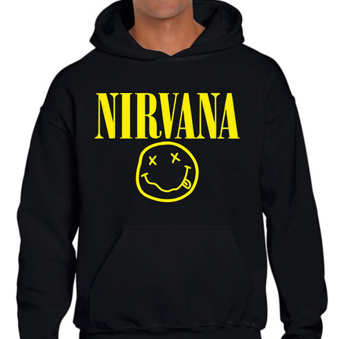 Buzo Canguro Niño Estampado Personalizado Nirvana