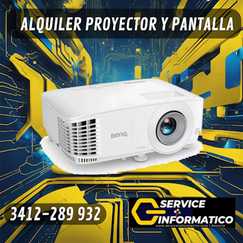 Alquiler Proyector Rosario Pantalla Sonido Parlante Rosario