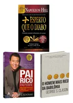 Comprar Kit 3livros, Pai Rico, Pai Pobre + Mais Esperto Que O Diabo + O Homem Mais Rico Da Babilônia, Segredos Para Enriquecer, Edição Atualizada, George S. Clason, Robert Kyiosaki, Napoleon Hill