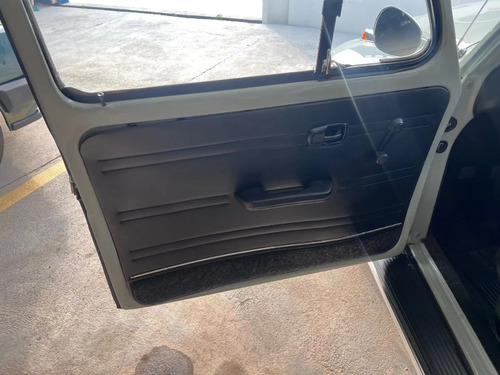 Vw Fusca 1981 1300l Cinza Carrara Placa Preta Raro Estado