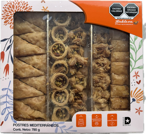 Baklava Postres Mediterráneos Relleno De Nueces Y Pistaches
