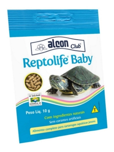 Ração Alcon Reptolife Baby Para Tartarugas E Répteis 10g