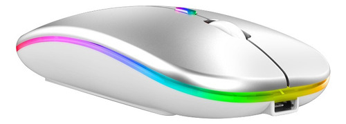 Ratón Wireless Recargable Led Mouse Inalámbrico Ergonomico