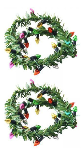 3 X 2x 1:12 Luces Navideñas Rayas Accesorios Para Muebles