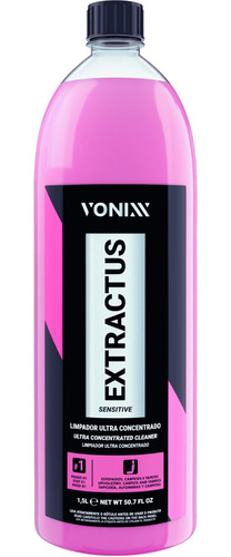 Extractus Sensitive Limpador Ultra Concentrado 1,5l Vonixx