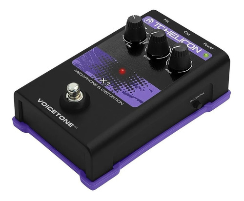 Pedal Tc Helicon Voicetone X1 Megaphone & Distortion Voces