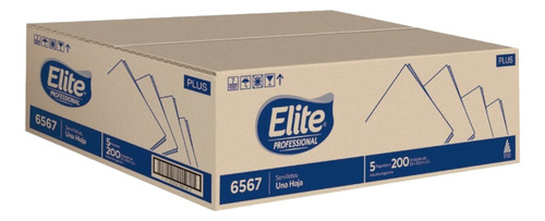 Servilletas De Mesa Extra Blanca Elite Prof 6567 Extra Blanco
