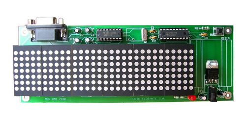 Matriz De Leds 7x30 Mini Panel Display Anuncio Publicitario