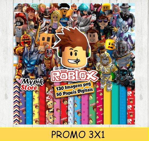  Kit Imprimible 3x1 Roblox Imagen Fondos #601