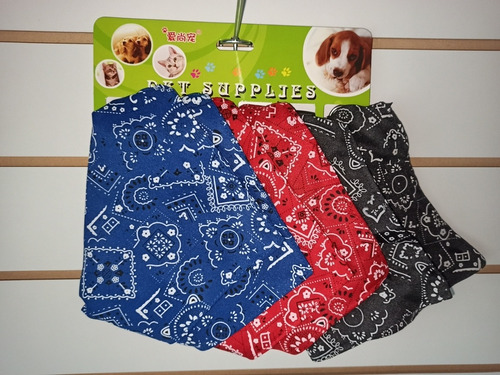 Collar Pañuelo Diseños Colores Grande - Para Perros
