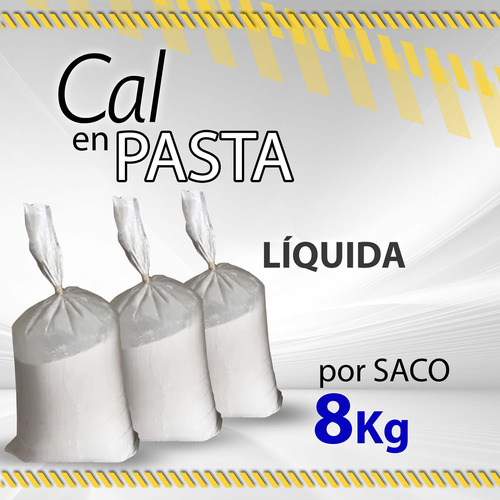 Cal En Pasta Por Saco 8kg Liquida / 000005390