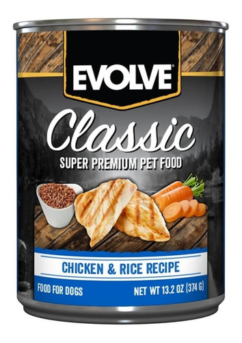 Alimento Perro Evolve Adultos Hollistico Pollo 13,2oz