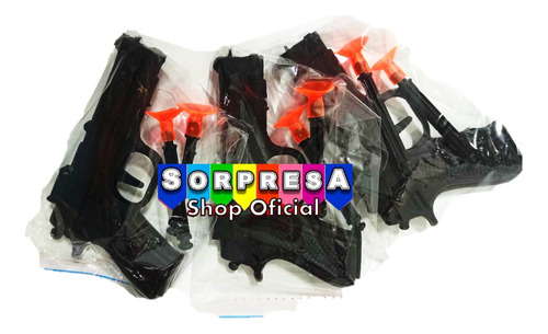 100 Pistolas Mini Dardos Juguete Fiesta Piñata Bolo Cumple