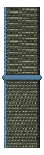 Pulseira Nylon Loop Compatível Serie 1 2 3 4 5 6 Se Cor Verde Inverness