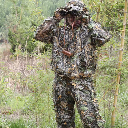 Traje Ghillie Para Hombre, Juego De Guantes De Máscara De