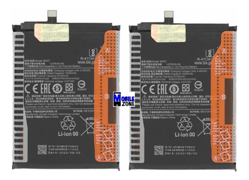 Imagen 1 de 1 de Batería Pila Poco X3 Pocophone X3 Certificada