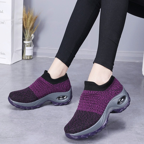 Zapatillas De Tenis De Malla Transpirables Cómodas Para Muje