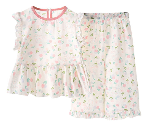Conjunto De Ropa De Dormir Creativa Casual De Verano Para Ni