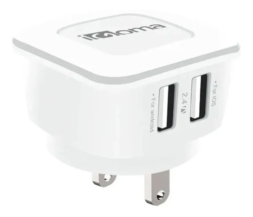 Cargador De Viaje Igoma Ch-50 Incluye Cable