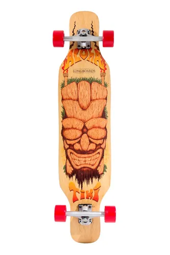 Longboard Completo Aloha Tiki Freestyle Dancing Ruedas 70mm