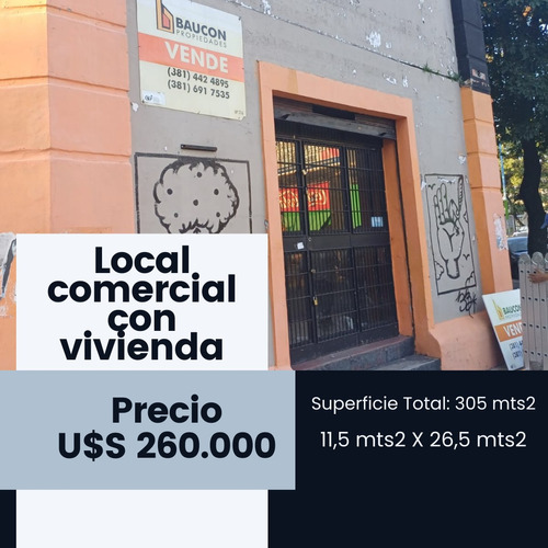 Local Comercial Con Vivienda