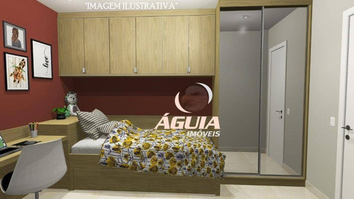 Imagem 8 de 18 de Cobertura Com 2 Dormitórios À Venda, 52 M² Por R$ 400.000,00 - Vila Eldízia - Santo André/sp - Co0829