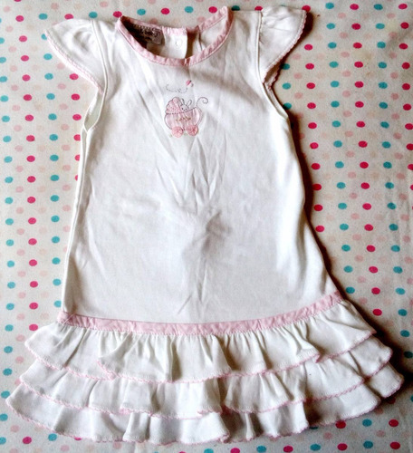 Vestido De Verano Importado Para Beba Talla 3 Meses