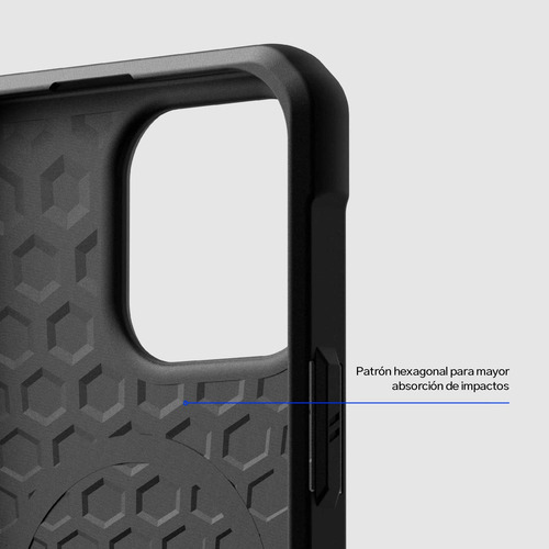 Case Negro Uag Mlt Para iPhone 16 Pro Max Con Magsafe