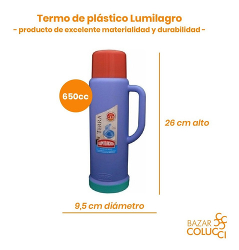 Termo Terra, Lumilagro - Bazar Colucci