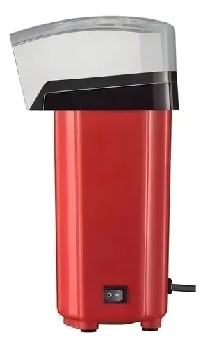 Pipoqueira Elétrica Vermelha Sem Óleo 1200W