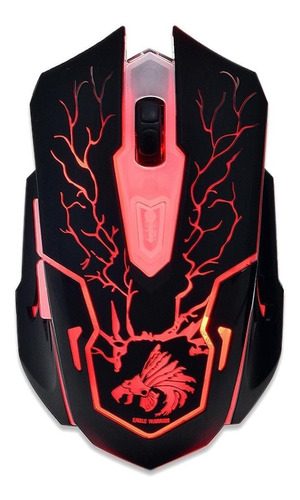 Mouse gamer de juego Eagle Warrior  G16 negro