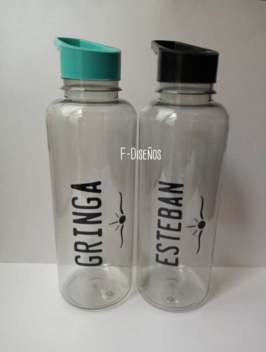 5 Botellas Plásticas 750 Cc Souvenir Personalizadas Elección