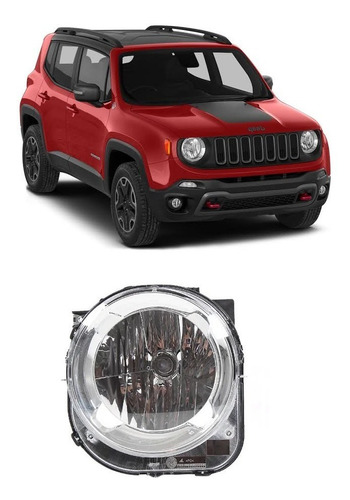 Farol Jeep Renegade S/ Led 2016 2017 2018 2019 2020 2021 Dir