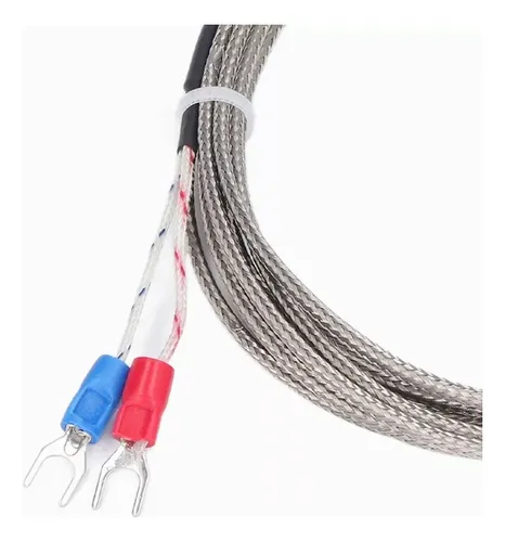 Sensor Termopar 5m Tipo K Temperatura M6 600 Grados Industri