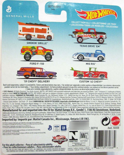 Hot Wheels - Lucky Charms - Ford F-150 Ruedas De Goma E/1:64