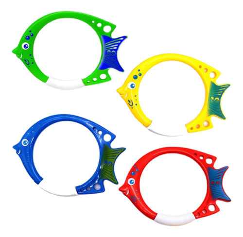 Juguetes De Anillos De Peces, 4 Anillos De Peces De Buceo
