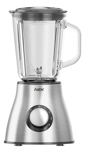 Licuadora Nex 1.5 Litros Acero Inoxidable 5 Velocidades