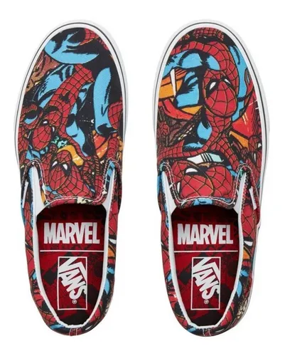 Tenis vans top mujer de superheroes