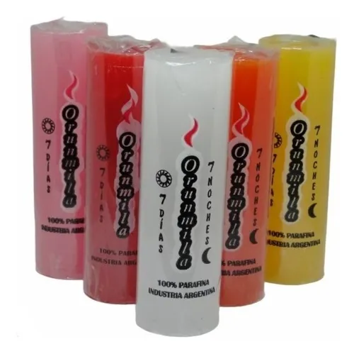 comprar Velón 7 Días X 40 Unid. -colores Surtidos - Orunmila