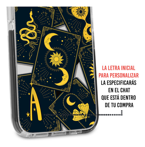 Funda Para iPhone Magsafe Cartas Tarot Con Inicial