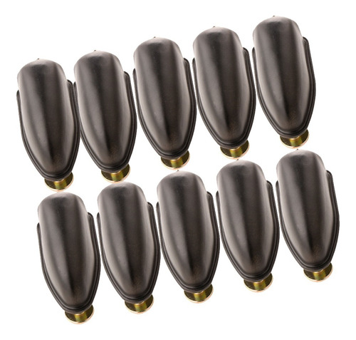 Paquete De 10 Black Tom Snare Drum Lugs Hooks Accesorio De