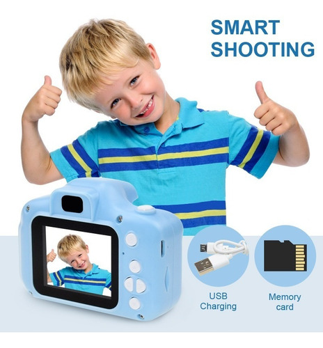 Imagen 2 de 10 de Cámara Digital Deportiva Para Niños De 2 Pulgadas