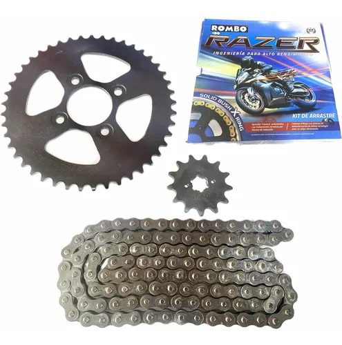 Kit De Arrastre Apache 200 Original Rombo Xorrinado Reforzad