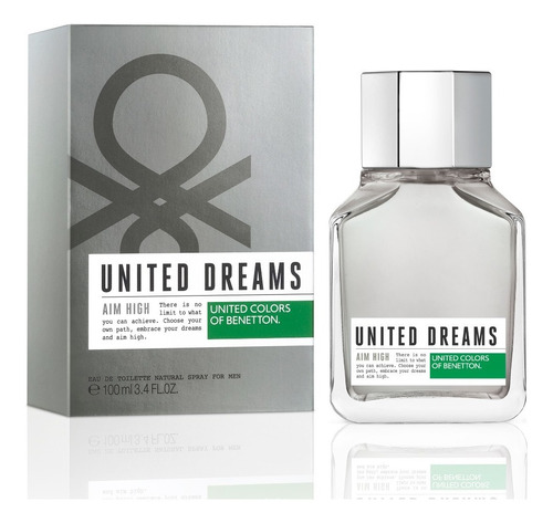 Imagen 1 de 6 de Perfume Hombre United Dreams Aim High Edt 100 Ml Benetton