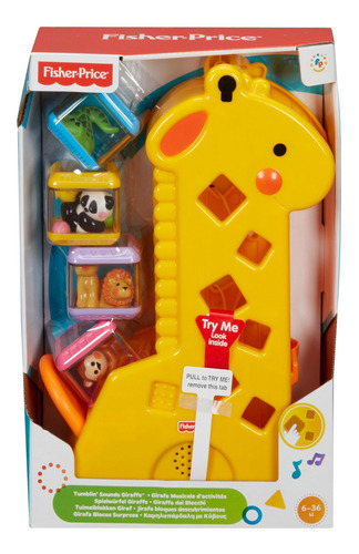 Juego Didactico Fisher Price Jirafa Peek A Blocks B4253