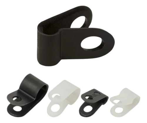 Grampo Tipo P Clip Fixador De Cabo 10mm Nylon 6.6 10000 Un