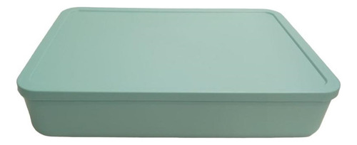 Caja Organizadora Con Tapa 6 Litros Color Verde