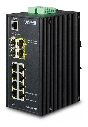 Industrial Ethernet Solution Igs-12040mt Planet Networking