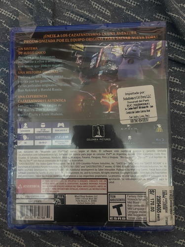 Imagen 2 de 2 de Ghostbuster Cazafantasmas Ps4 Nuevo Y Sellado